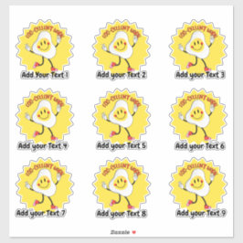 Gepersonaliseerd Uitstekend Voedsel Leraar Belonin Sticker