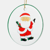 gepersonaliseerd ultimate frisbee keramisch ornament (Links)