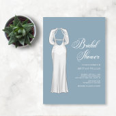 Gepersonaliseerd uniek stoffig blauw Vrijgezellenf Kaart