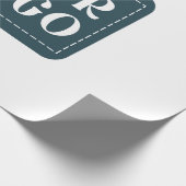 Gepersonaliseerd, uniek, strak en verfijnd Pasen Cadeaupapier (Hoek)