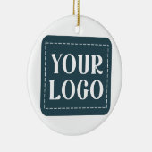 Gepersonaliseerd, uniek, strak en verfijnd Pasen Keramisch Ornament (Rechts)