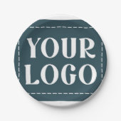 Gepersonaliseerd, uniek, strak en verfijnd Pasen Papieren Bordje (Voorkant)