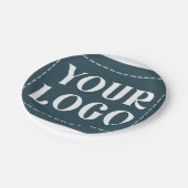 Gepersonaliseerd, uniek, strak en verfijnd Pasen Papieren Bordje (Gekanteld)