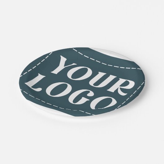 Gepersonaliseerd, uniek, strak en verfijnd Pasen Papieren Bordje (Gekanteld)