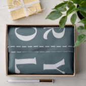 Gepersonaliseerd, uniek, strak en verfijnd Pasen Tissuepapier (Geschenk)