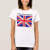 Gepersonaliseerd Union Jack Flag ontwerp T-shirt (Voorkant)