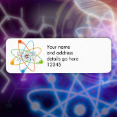 Gepersonaliseerd UP- en ATOM-wetenschapsadres Etiket