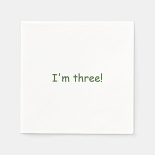 Gepersonaliseerd Upsherin Napkin Servet