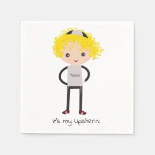 Gepersonaliseerd Upsherin Napkin Servet