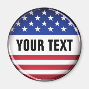 Gepersonaliseerd USA Magneet