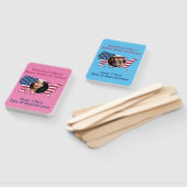 Gepersonaliseerd USA Naturalized Citizen Zijn Haar Handwaaier (Niet-gemonteerd)