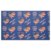 Gepersonaliseerd USA Patriottisch Ontwerp Stof (Fat Quarter)