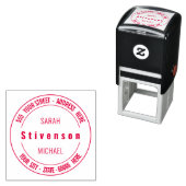 Gepersonaliseerd uw adres Rond Zelfinkkend stempel (In situ)