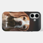Gepersonaliseerd uw Beagle Dog Foto & Naam Case-Mate iPhone Case (Achterkant (horizontaal))