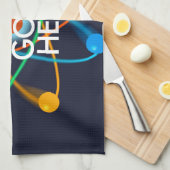 Gepersonaliseerd UW BERICHT Wetenschap Theedoek (Quarter Fold)