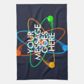 Gepersonaliseerd UW BERICHT Wetenschap Theedoek (Verticaal)