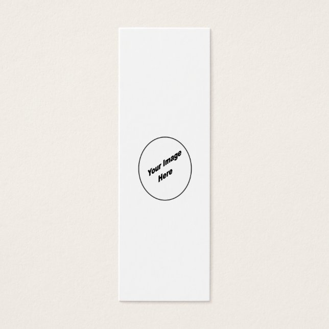 Gepersonaliseerd uw bladwijzer mini visitekaartjes (Voorkant)