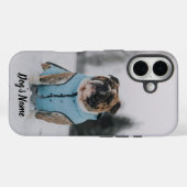 Gepersonaliseerd uw Bulldog Foto & Naam Case-Mate iPhone Case (Achterkant (horizontaal))