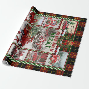Gepersonaliseerd uw dag Vrolijk en helder, Kerstmi Cadeaupapier