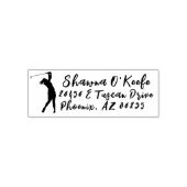 Gepersonaliseerd uw eigen golfstempel, sport  zelfinktende stempel (Design)