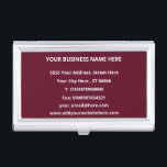 Gepersonaliseerd uw eigen ontwerp visitekaartje ca visitekaarthouder<br><div class="desc">Aangepaste kleuren en lettertype Gepersonaliseerde volledige contactgegevens Professionele moderne visitekaartkoffers - Voeg uw bedrijfsnaam - Bedrijf / adres / telefoon / fax / e-mail en website - Contactinformatie - Kies / Voeg uw favoriete achtergrond en tekst / lettertype kleuren - Formaat wijzigen en verplaatsen of verwijderen en toevoegen van elementen...</div>
