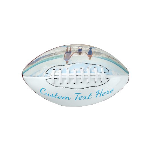 Gepersonaliseerd uw foto Football met aangepaste t (Voorkant)