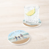 Gepersonaliseerd uw foto Onderzetter met aangepast (Zijkant)