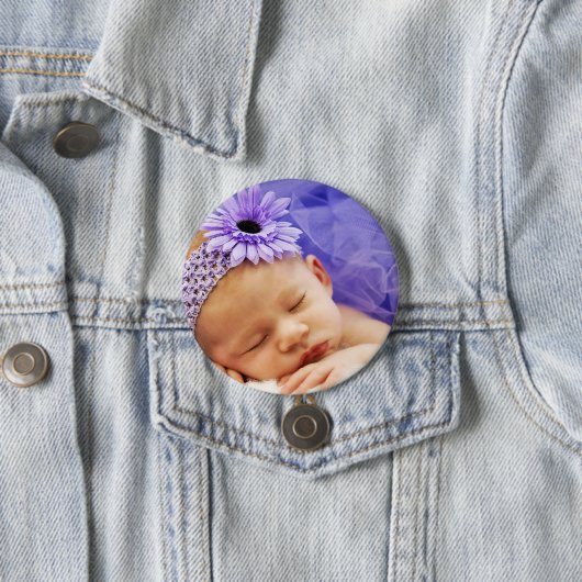 Gepersonaliseerd Uw Foto Ronde Button 7,6 Cm (In situ)
