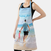 Gepersonaliseerd uw foto Schort met aangepaste tek (Insitu)