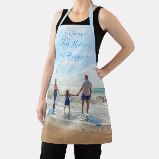 Gepersonaliseerd uw foto Schort met aangepaste tek (Insitu)