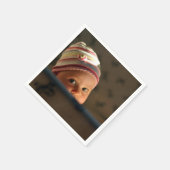 Gepersonaliseerd Uw Foto Servet (Hoek)