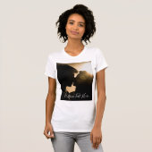 Gepersonaliseerd uw foto T-shirt met aangepaste te (Voorkant volledig)