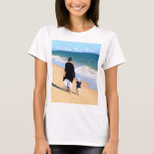 Gepersonaliseerd uw foto T-shirt met aangepaste te (Voorkant)