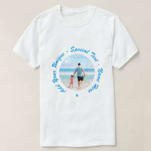 Gepersonaliseerd uw foto T-shirt met aangepaste te