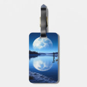 Gepersonaliseerd Uw foto toevoegen Bagagelabel (Achterkant verticaal)