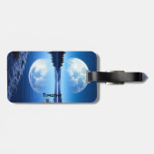 Gepersonaliseerd Uw foto toevoegen Bagagelabel (Achterkant horizontaal)