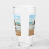 Gepersonaliseerd uw fotoglas met aangepaste tekst glas (Links)