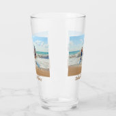 Gepersonaliseerd uw fotoglas met aangepaste tekst glas (Links)