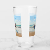 Gepersonaliseerd uw fotoglas met aangepaste tekst glas (Links)