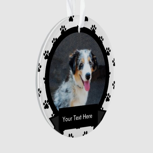 Gepersonaliseerd uw hond ornament (voorkant)