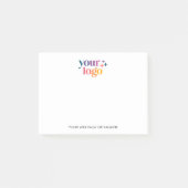 Gepersonaliseerd uw Logo-bedrijf Post-it® Notes (Voorkant)