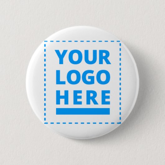 Gepersonaliseerd Uw Logo hier Button (Voorkant)