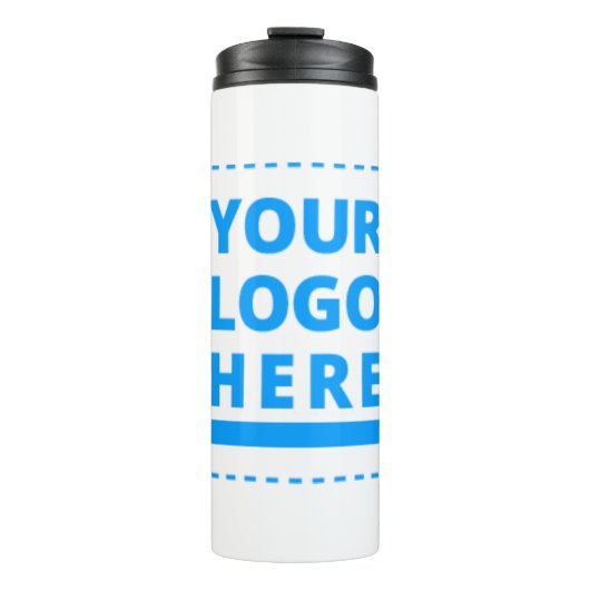 Gepersonaliseerd uw Logo Hier Creëer Thermosbeker (Voorkant)