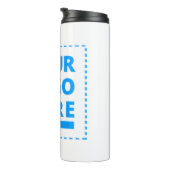 Gepersonaliseerd uw Logo Hier Creëer Thermosbeker (Geroteerd rechts)