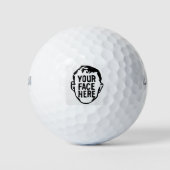 Gepersonaliseerd uw Logo hier Golfballen (Voorkant)