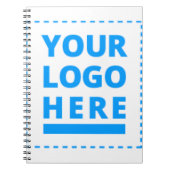 Gepersonaliseerd uw Logo hier Notitieboek (Voorkant)