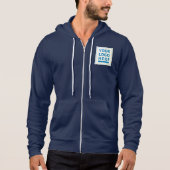 Gepersonaliseerd uw Logo hier Notitieboek Geperson Hoodie (Voorkant)