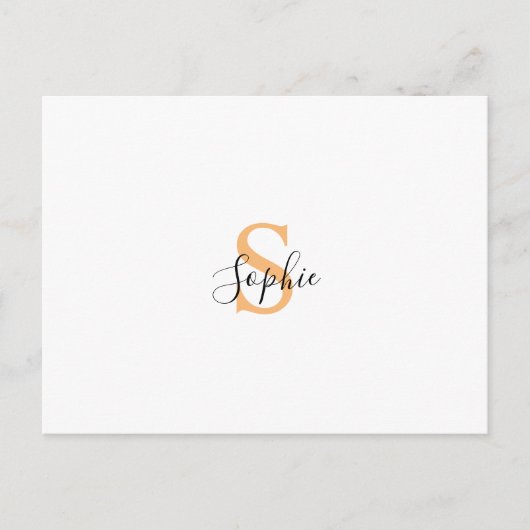 Gepersonaliseerd Uw naam, Aangepaste naam, Verjaar Briefkaart (Voorkant)