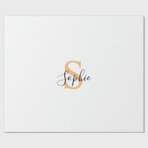 Gepersonaliseerd Uw naam, Aangepaste naam, Verjaar Cadeaupapier