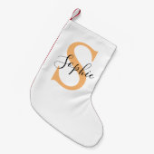Gepersonaliseerd Uw naam, Aangepaste naam, Verjaar Kleine Kerstsok (Voorkant (Hangend))
